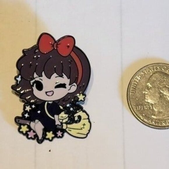 Chibi Kiki: Studio Ghibli Delivery Magic Enamel Pin - Picture 3 of 4
